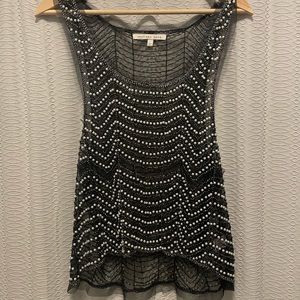 Beaded Sheer Tank Top by Endless Rose
